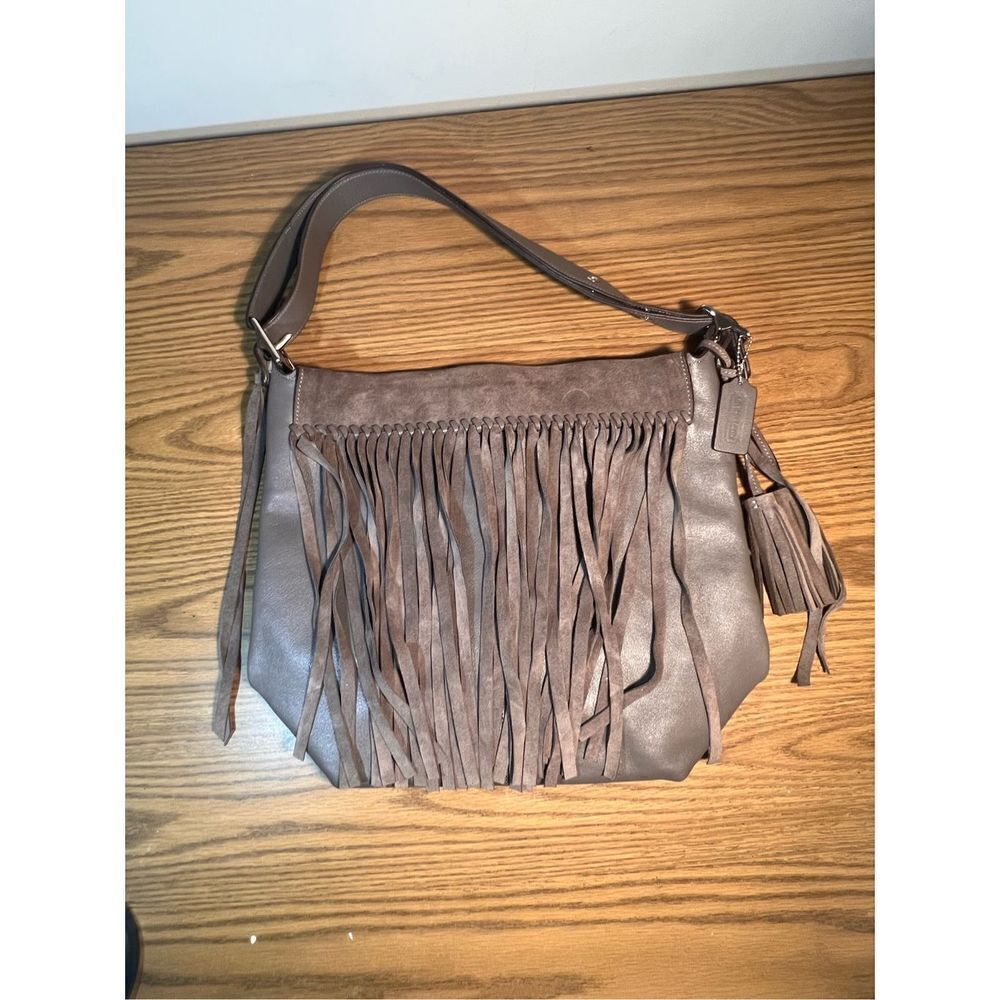 Coach Grey Suede Limited Edition Tassle